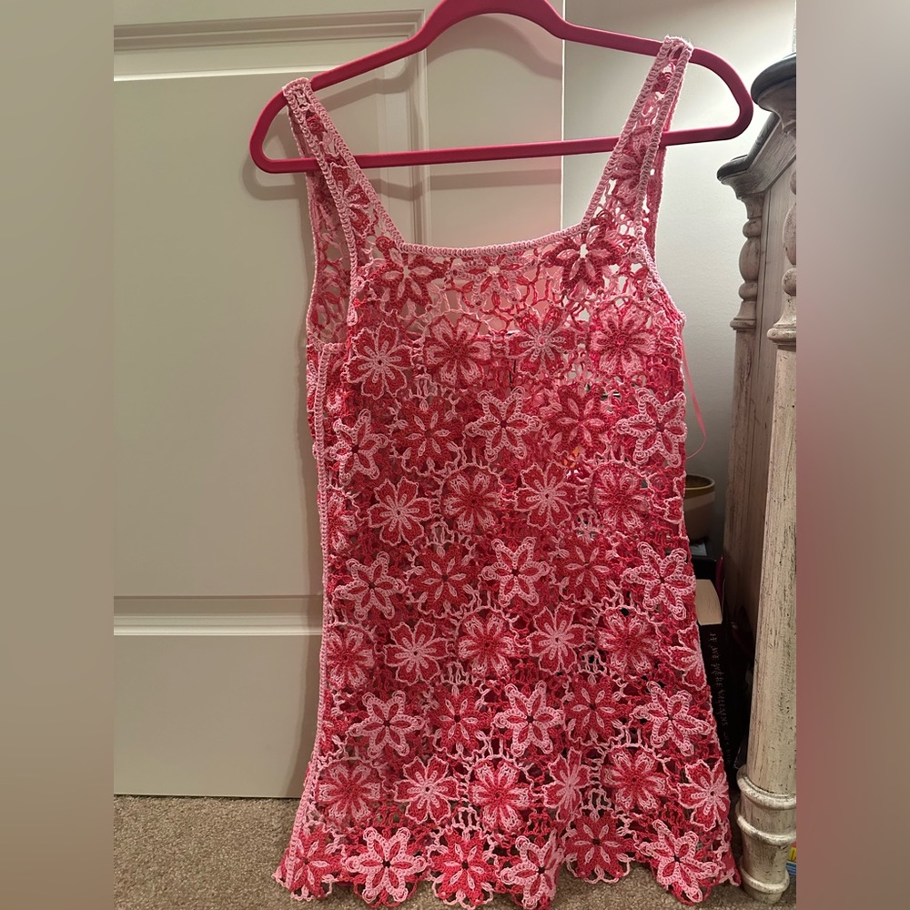 Crochet Mini Dress